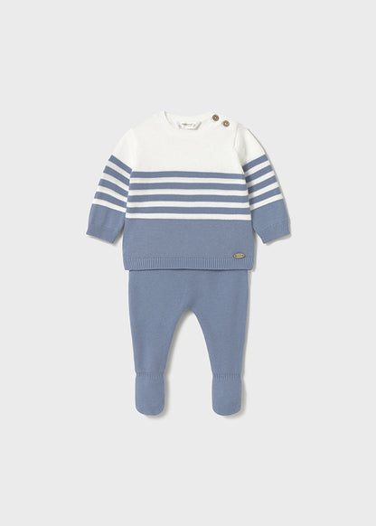 Mayoral- Rivera Blue Long Knit Set
