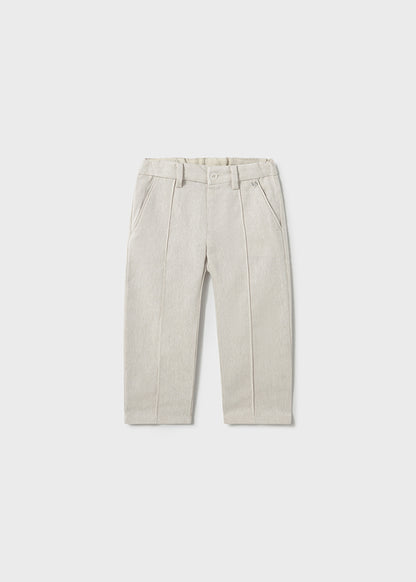 Mayoral- Linen Duna Beige Toddler Trouser
