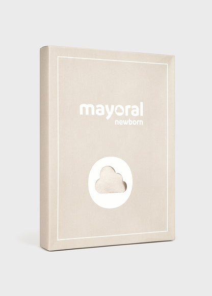 Mayoral - Piedra Cream Embroidered Long Knit Set