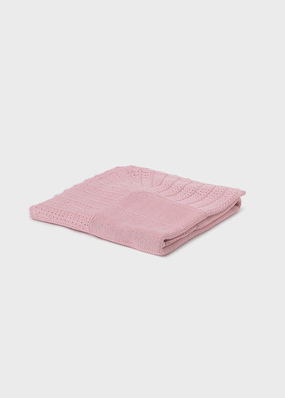Mayoral- Pink Knit Blanket