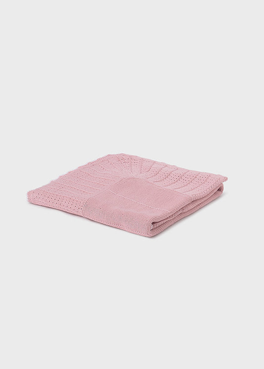 Mayoral- Pink Knit Blanket