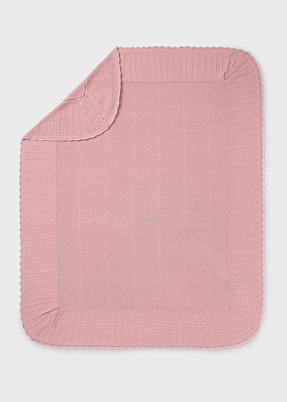 Mayoral- Pink Knit Blanket