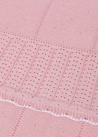Mayoral- Pink Knit Blanket
