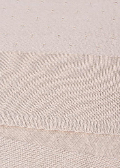 Mayoral - Piedra Cream Knit Blanket