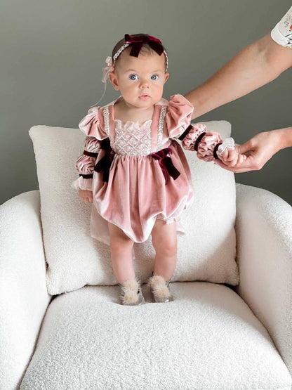 Juliette Velvet Romper