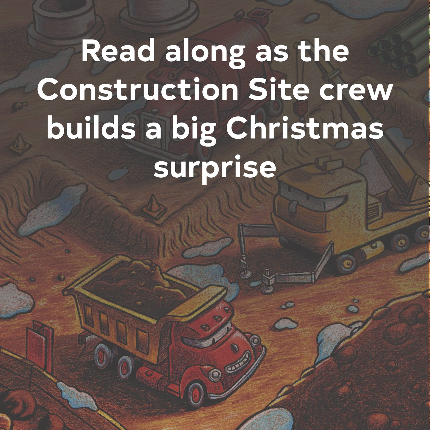 Construction Site on Christmas Night