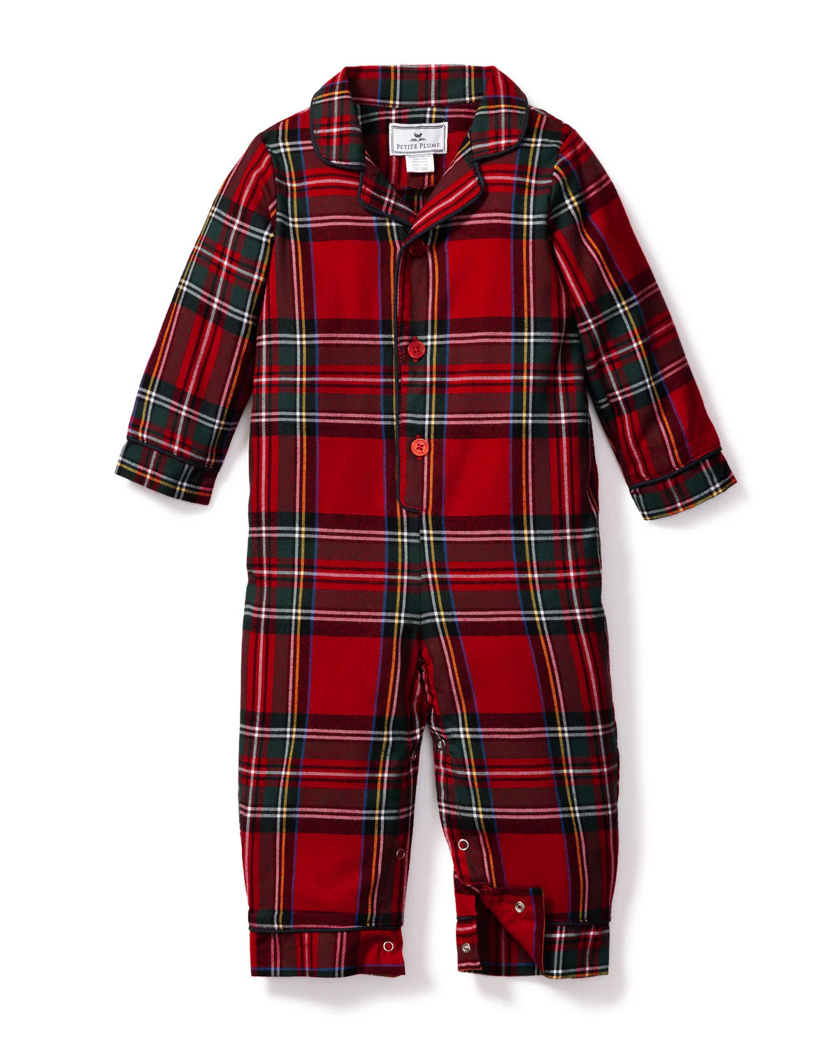 Imperial Tartan Romper Pajama