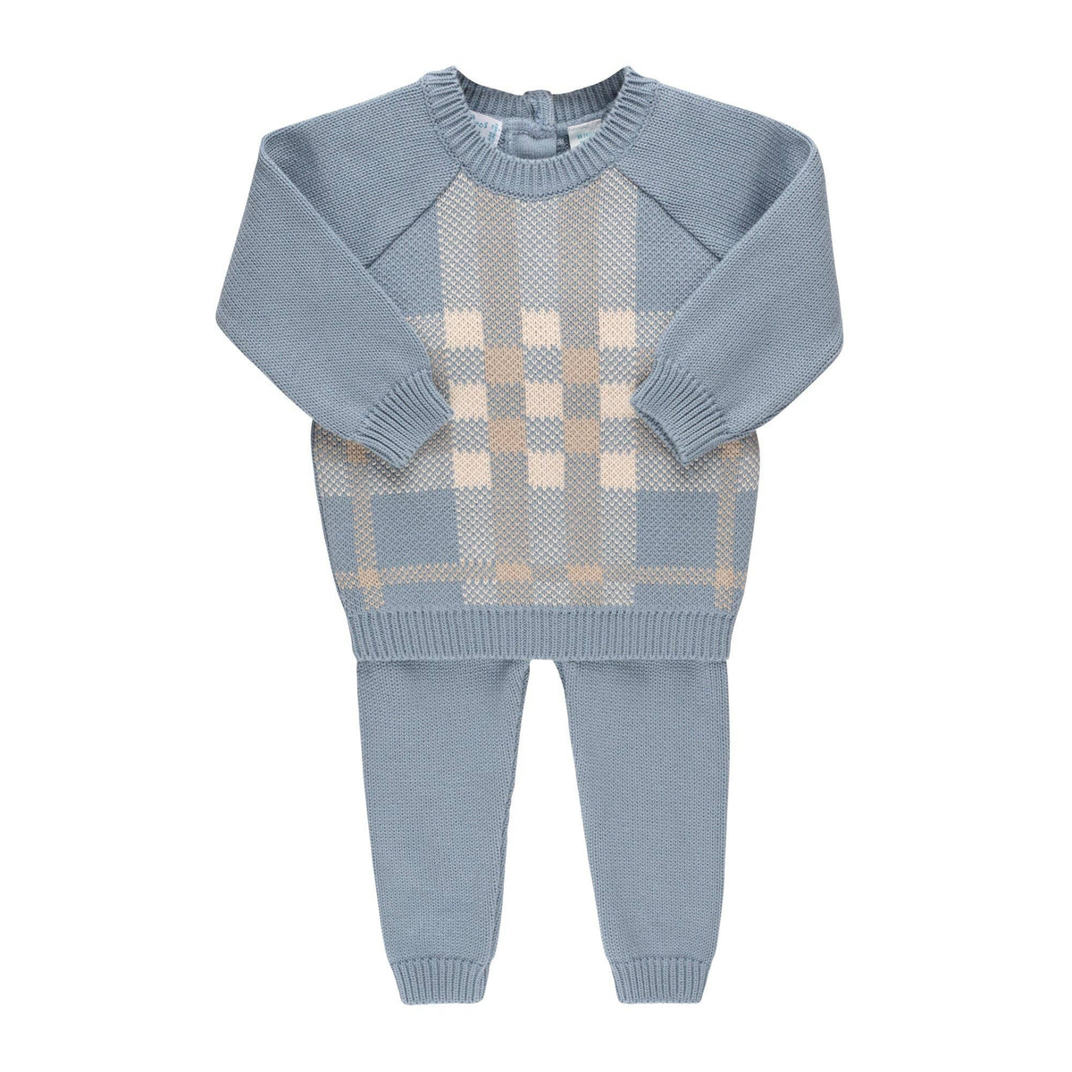Baby Boys & Girls Plaid Sweater Set