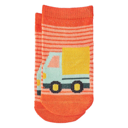 Organic Cotton Toddler Socks Trucks CDU of 12