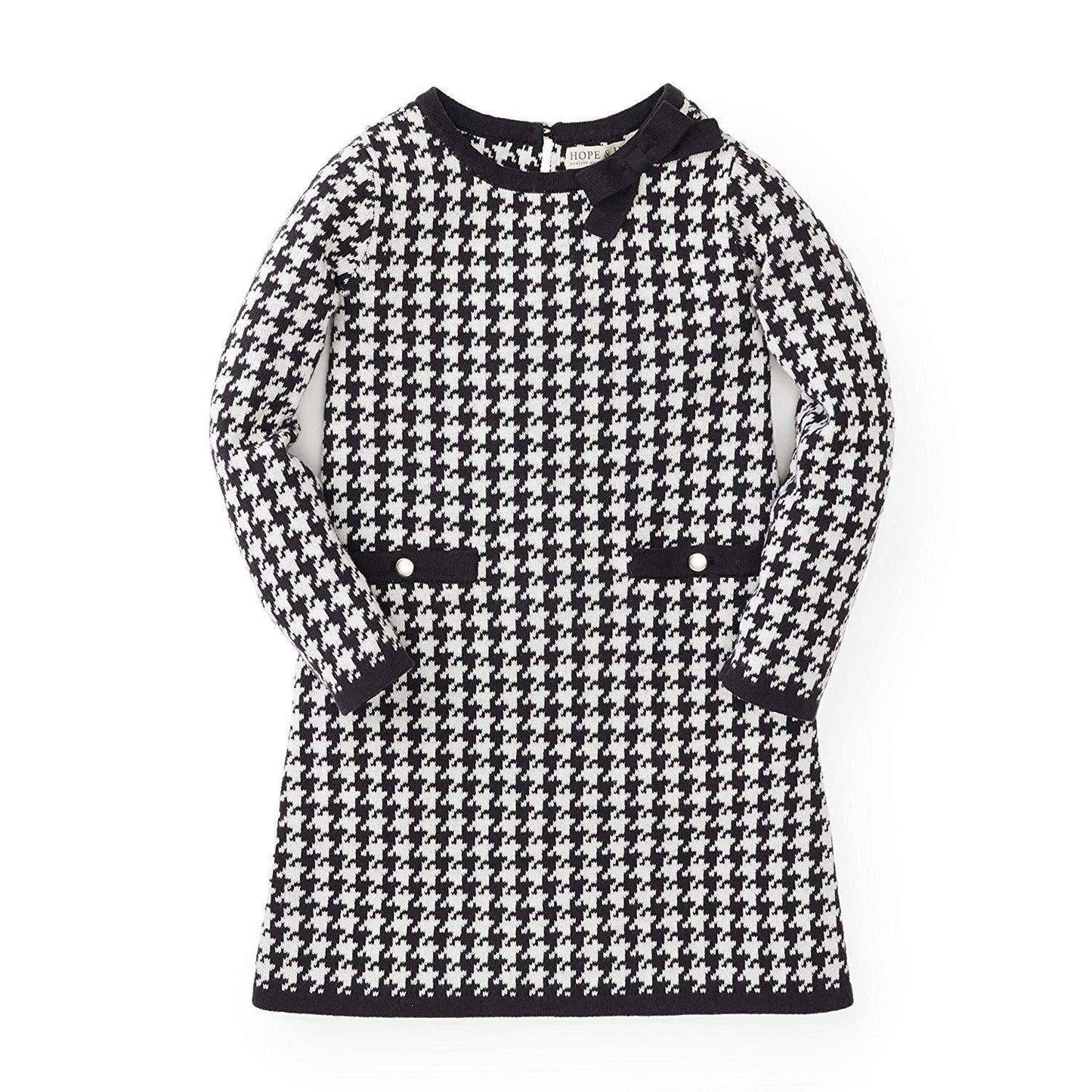 Bow Detail Organic Sweater Dress