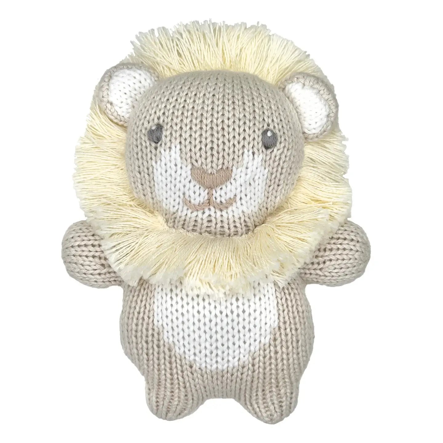 Lion Zubaby Knit Rattle