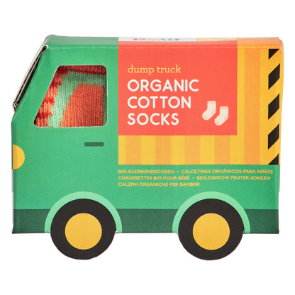Organic Cotton Toddler Socks Trucks CDU of 12