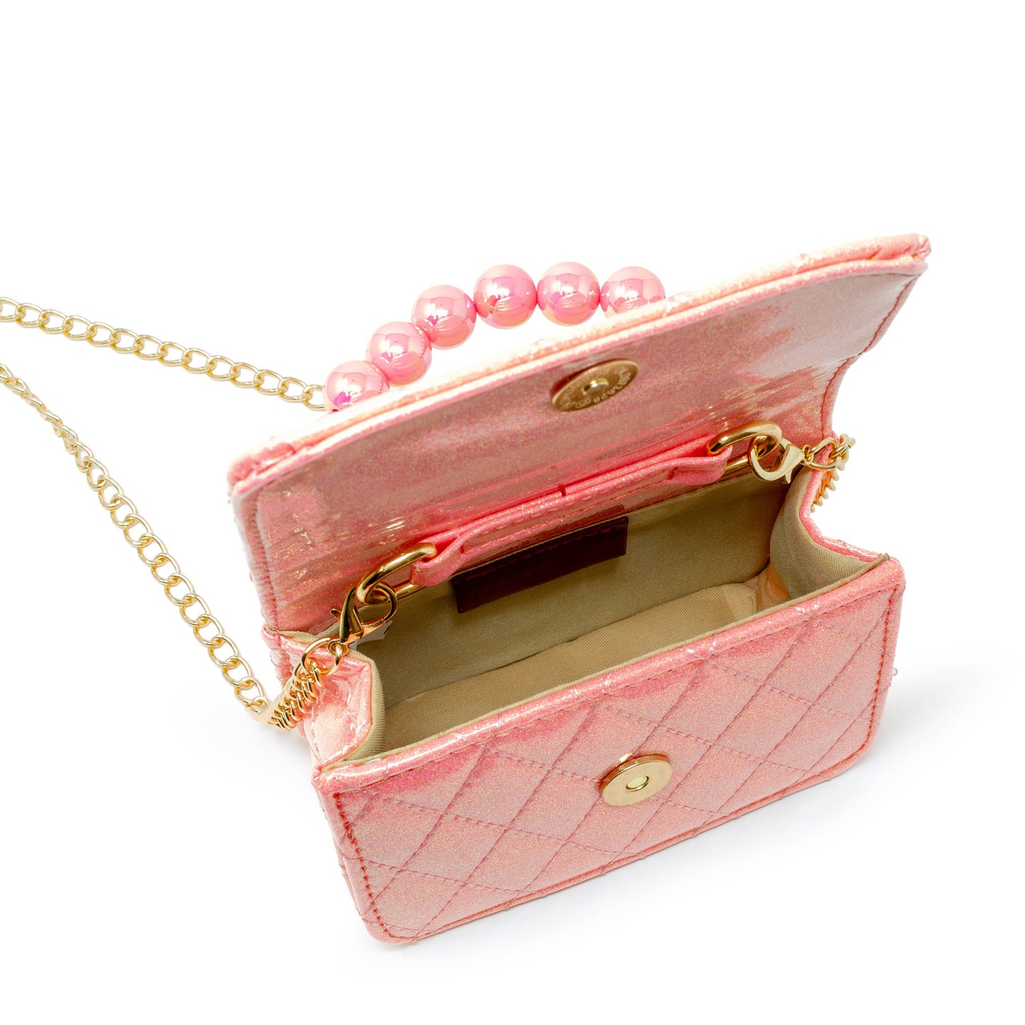 Quilted BFF Blossom Pearl Handle Handbag