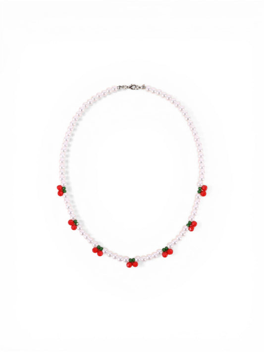 Pearl Cherry Necklace