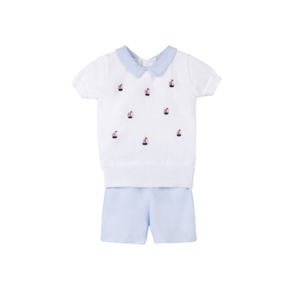Baby & Toddler Boys Sailboat Sweater Set