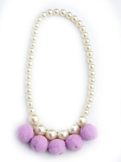 Pom Pom Necklace