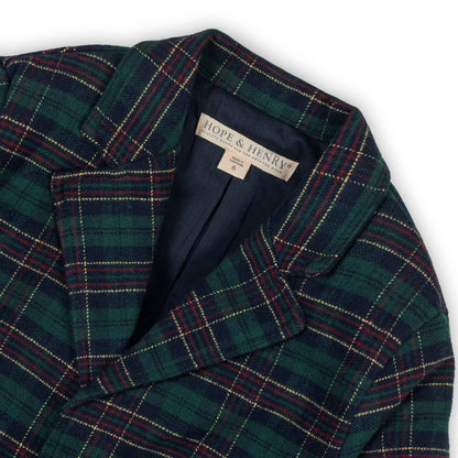 Hope & Henry Tartan Suit Jacket - Baby