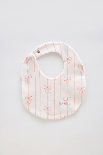 Bib - Ribbon/Pink