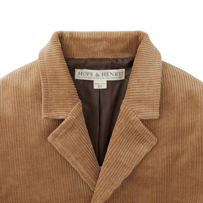 Hope & Henry Light Brown Corduroy Blazer