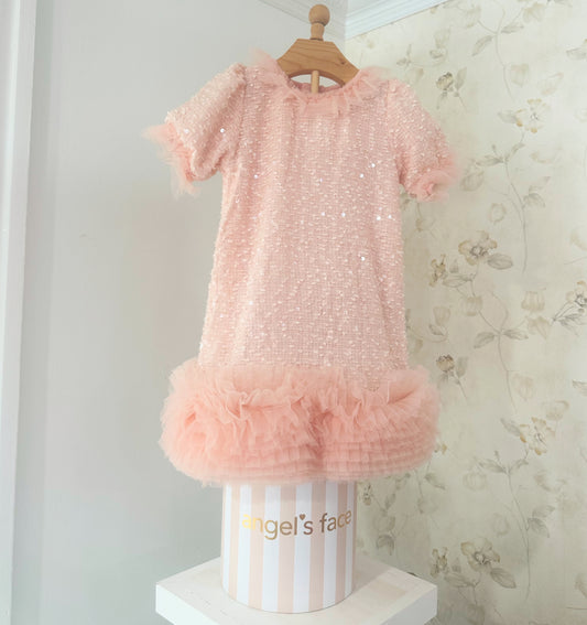 Girls Sasha Sequin Dress