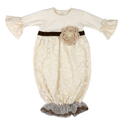 Haute Baby Vanilla Sugar Gown for Infants & Toddler
