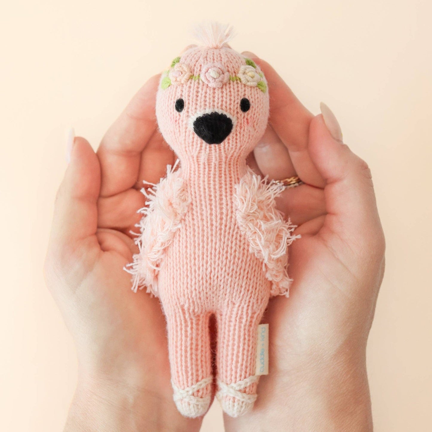 Tiny Penelope the flamingo, gives 10 meals