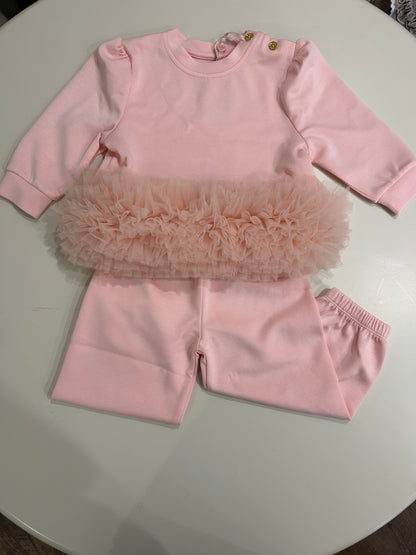 Baby Tracksuit Tulle Trim
