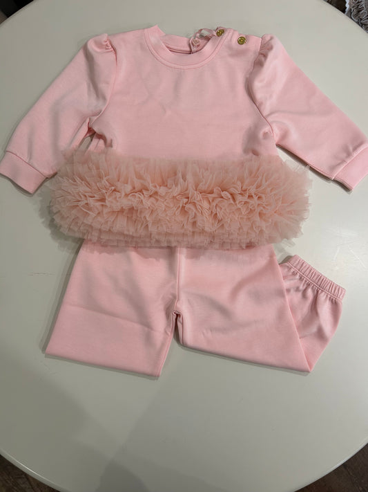 Baby Tracksuit Tulle Trim