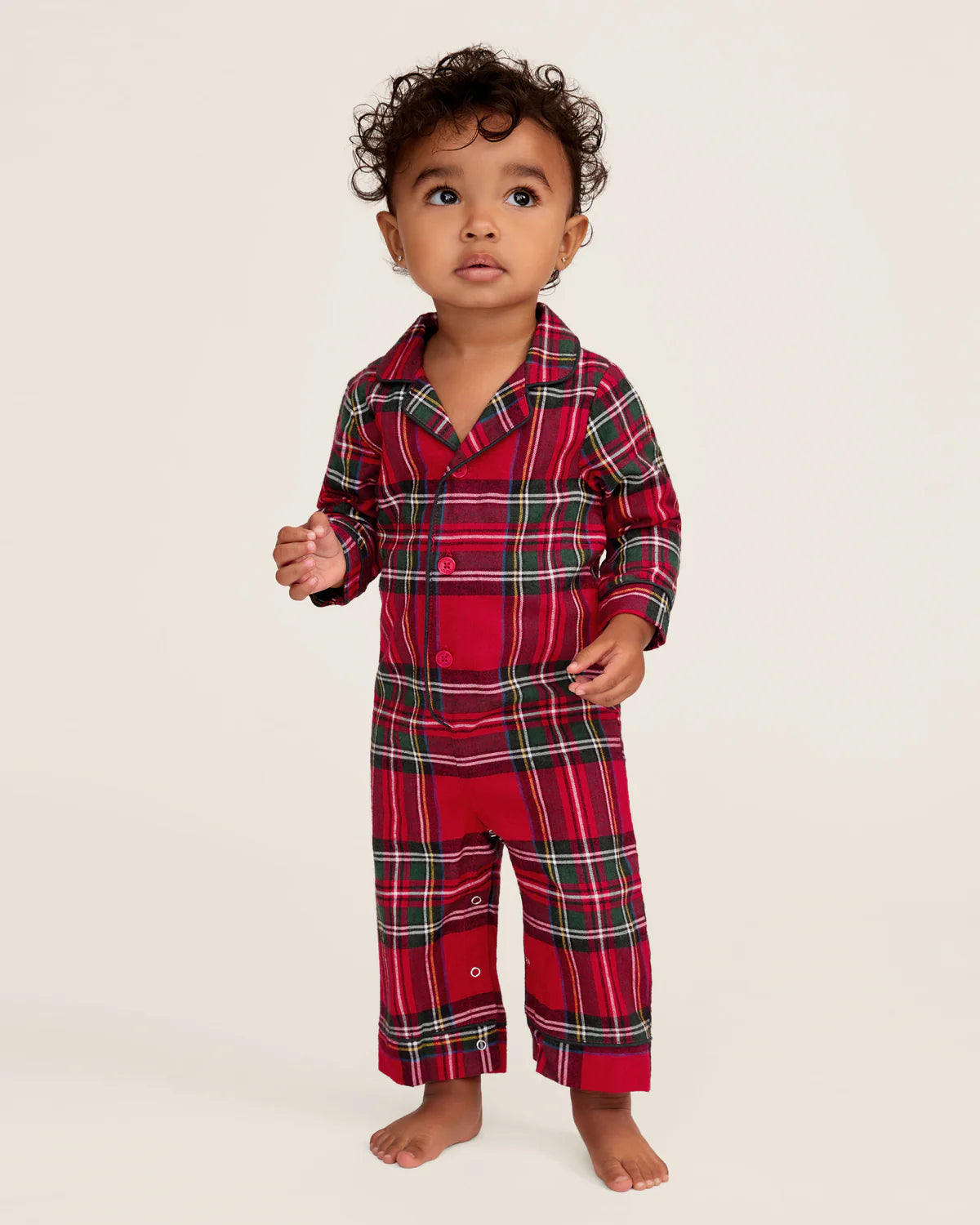 Imperial Tartan Romper Pajama