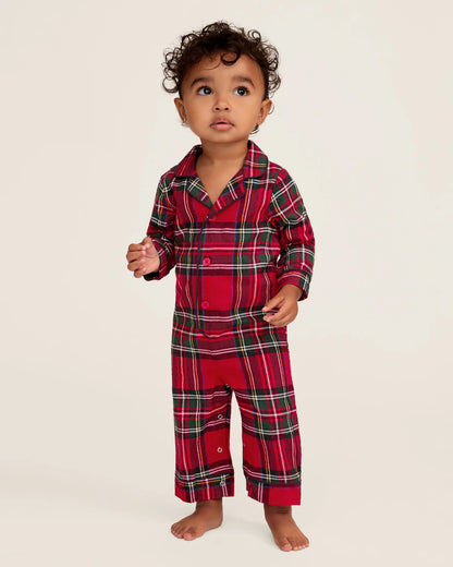 Imperial Tartan Romper Pajama