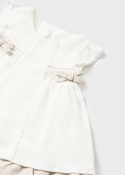 White Smock Dress