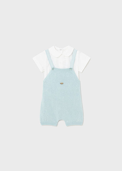 Knit Dungaree Set