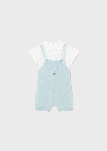 Knit Dungaree Set