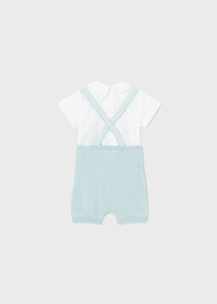 Knit Dungaree Set