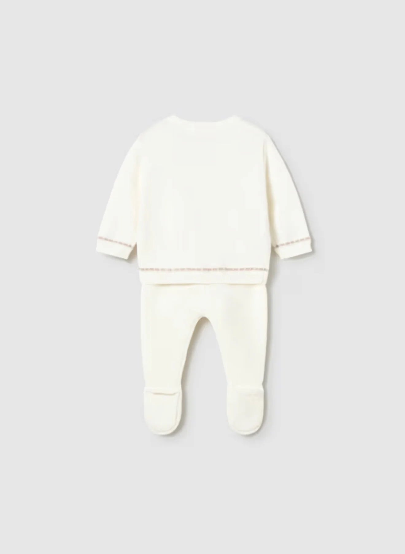Cream Knit Layette Set