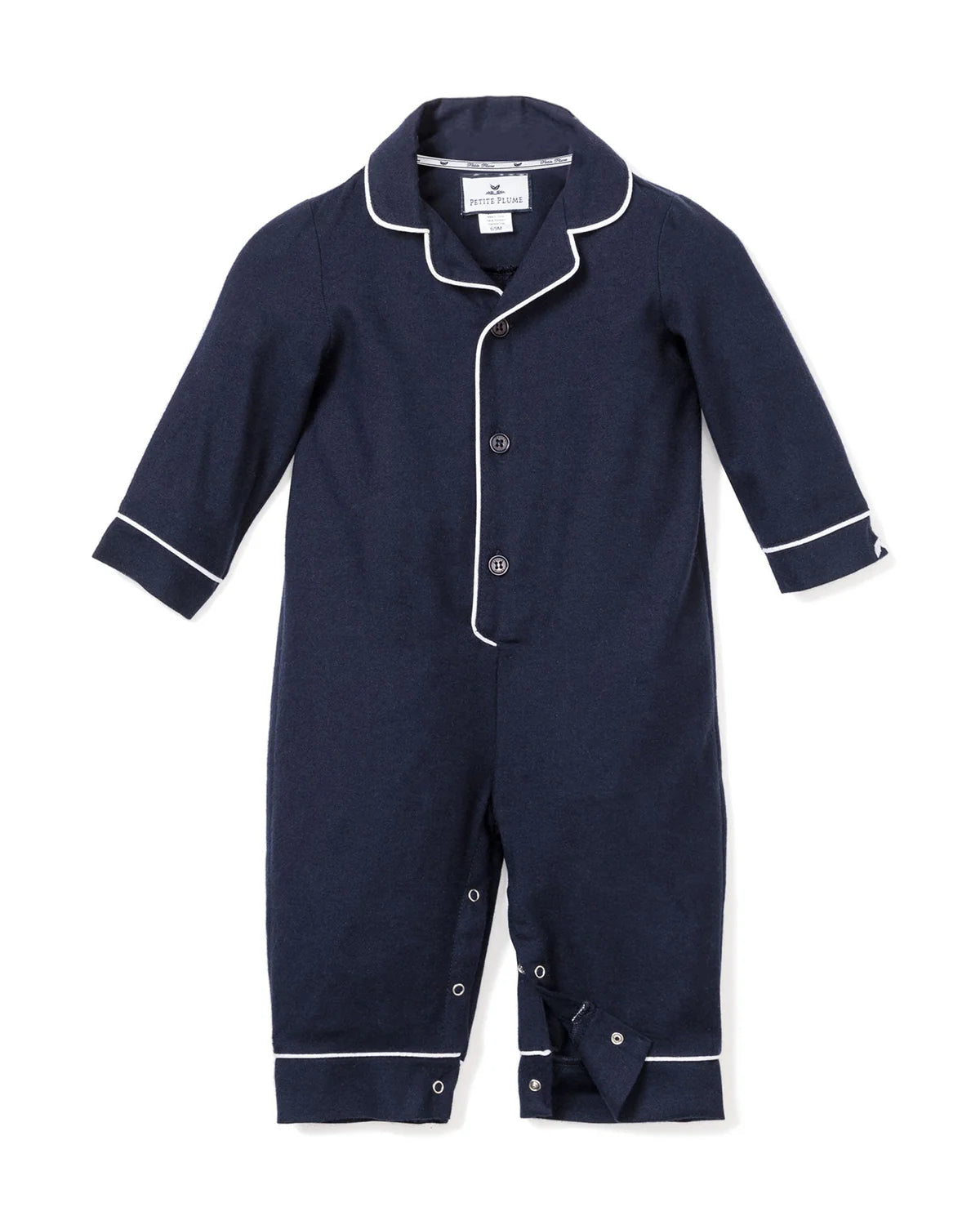 Classic Navy Romper Pajama