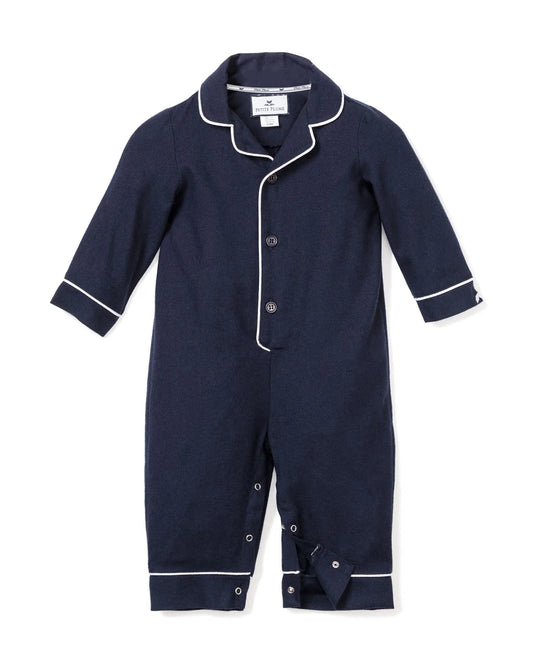 Classic Navy Romper Pajama