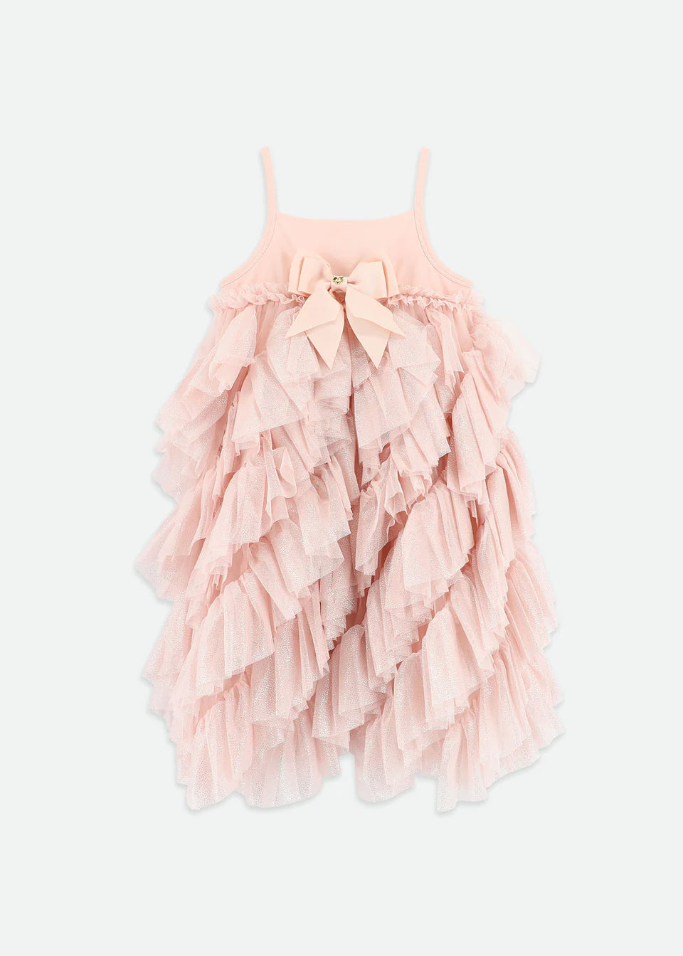 Tiered Tulle Dress Sweet Blush