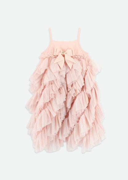 Tiered Tulle Dress Sweet Blush