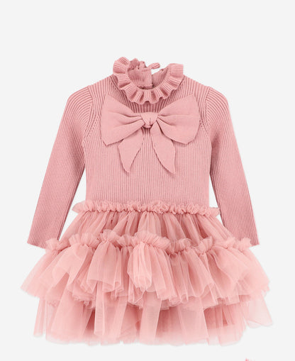 Baby Tea Rose Tulle Dress