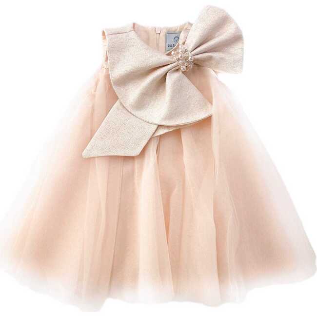 Jackie Peach Tulle Dress