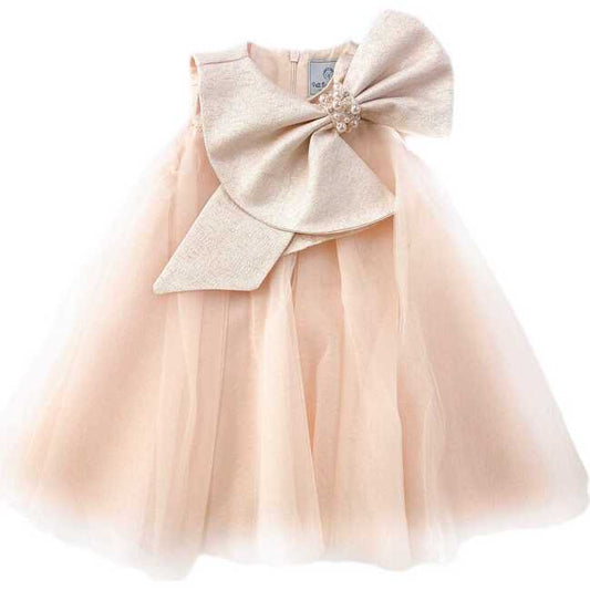 Jackie Peach Tulle Dress