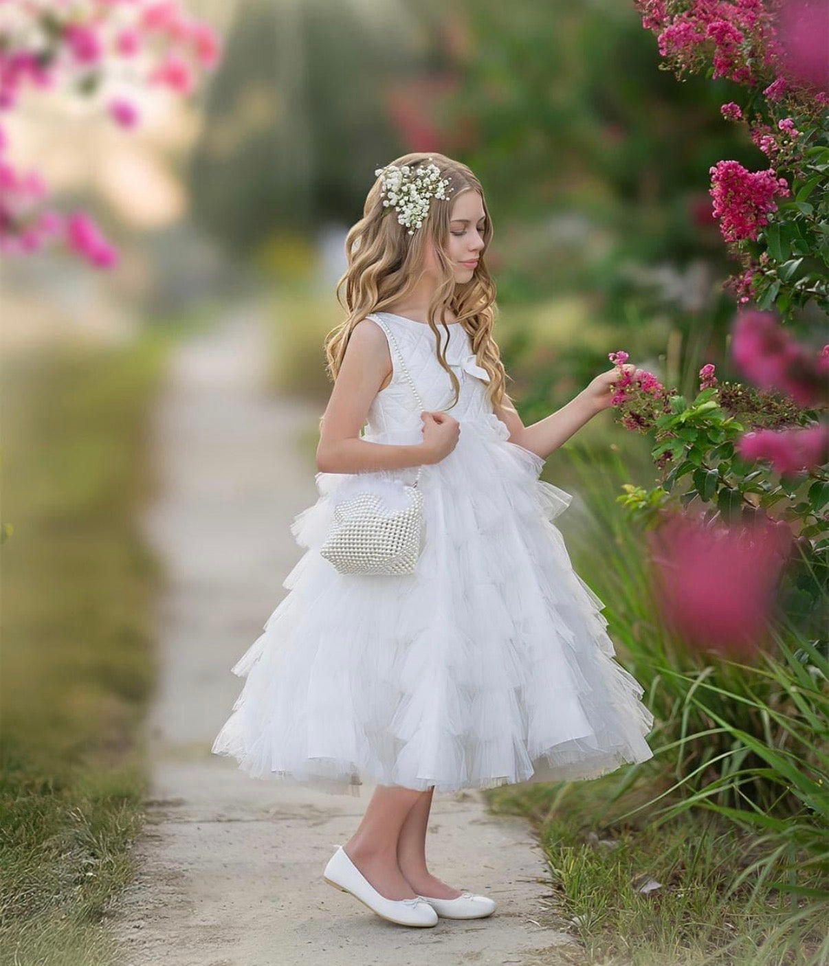 White Quilted Dress