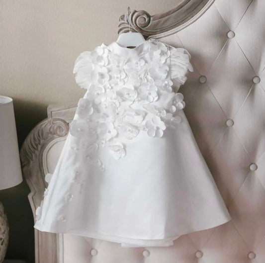White Butterfly Mini Dress