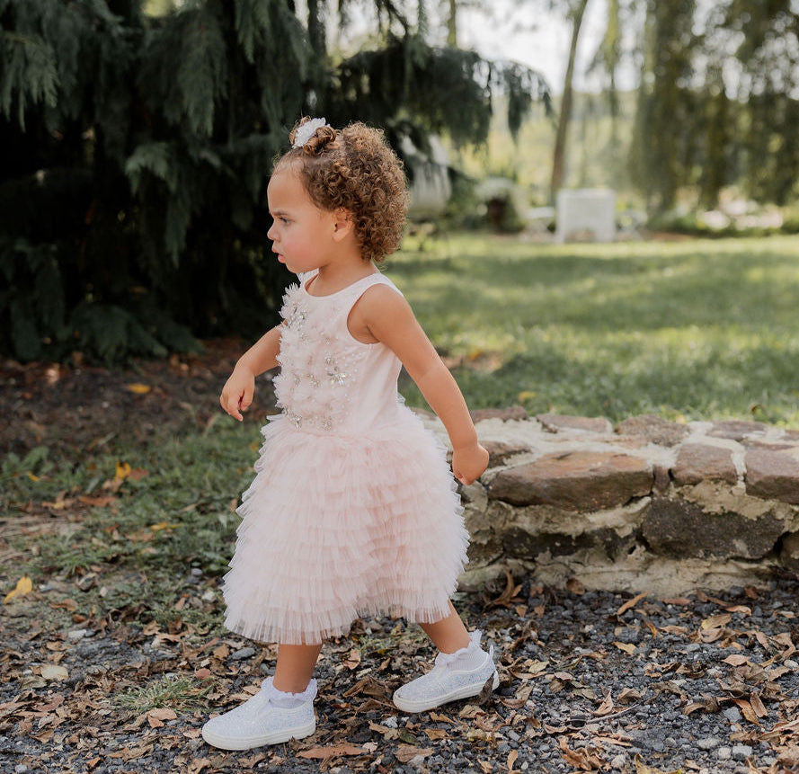 Girly Pink Ruffle Tulle