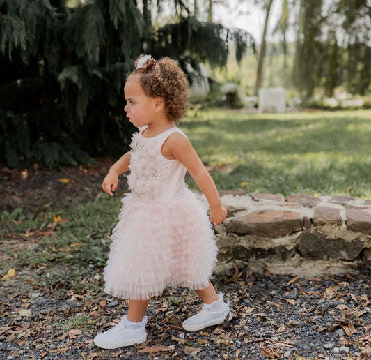 Girly Pink Ruffle Tulle