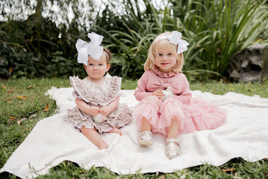 Baby Tea Rose Tulle Dress