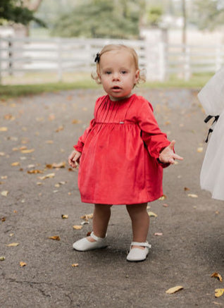 Mayoral Baby Velour Red Dress