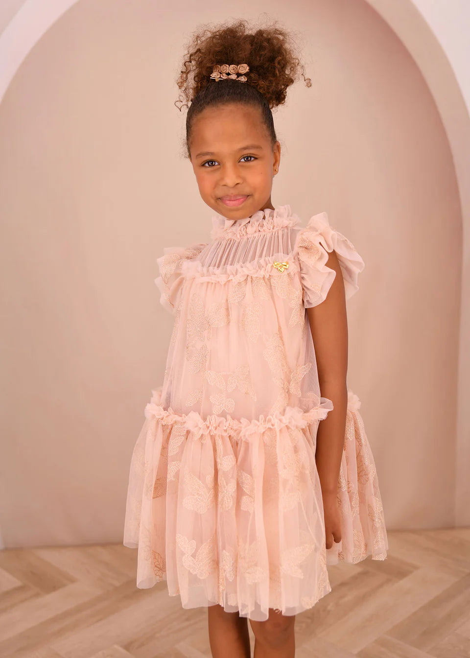 Marietta Leaf Tulle Mini