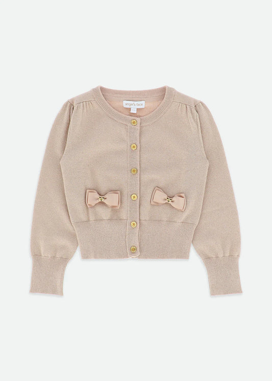 Girls Nikki Metallic Cardigan